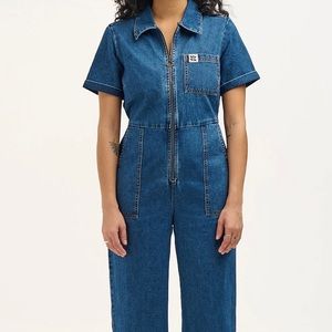 Lucy and Yak Denim Ragan Jumpsuit UK16/US12 NWOT